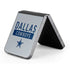 NFL Dallas Cowboys Silver Performance Series Galaxy Z Flip6 Skin